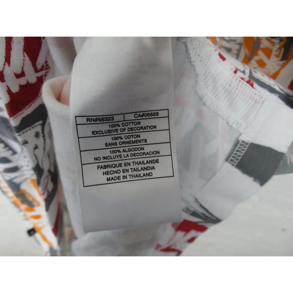 Vintage Air Jordan Polo Shirt Mens 4XL White Sneaker All Over Print Basketball